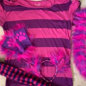 Halloween costume Cheshire Cat set L